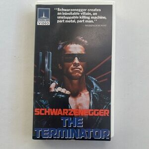 The Terminator VHS Movie - Schwarzenegger - Black